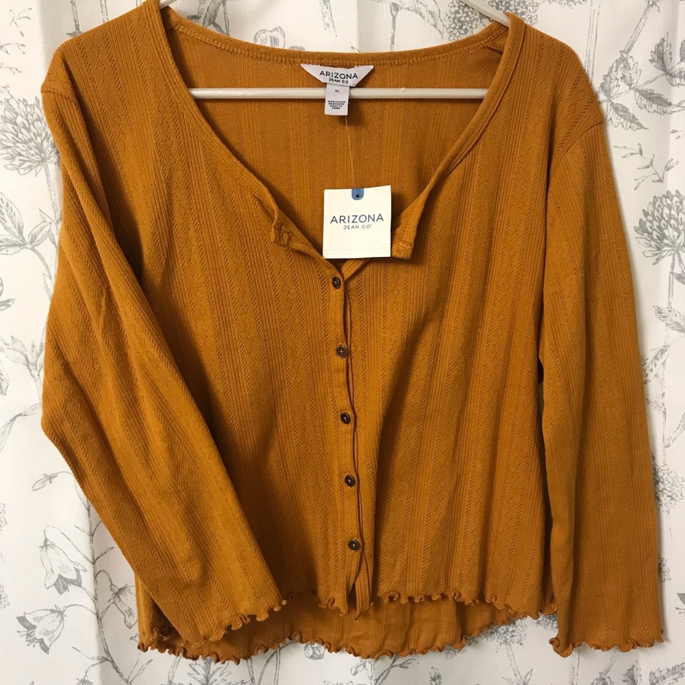 NWT Button-Up Sweater Top